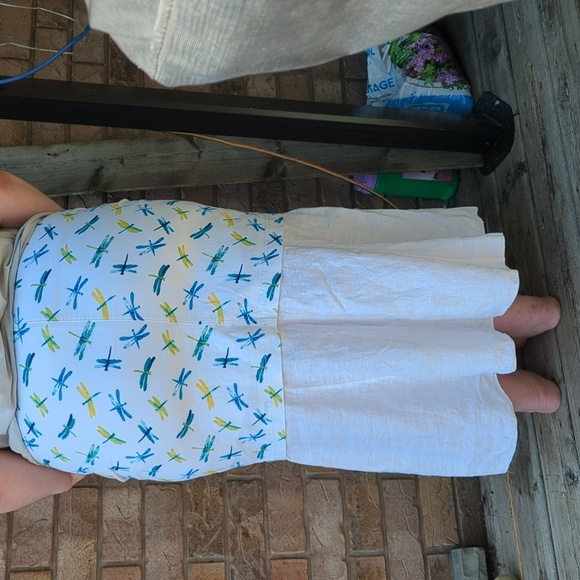 Upcycled Dragonfly Skirt - Picture 2 of 12